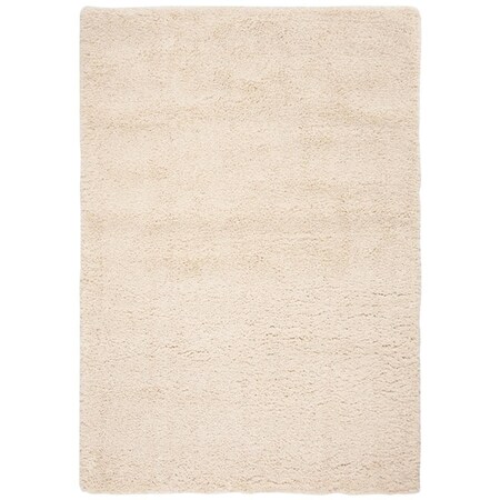 Safavieh 3 x 5 ft. Fontana Shag 800 Contemporary Rectangle Rug, Creme FNT800B-3